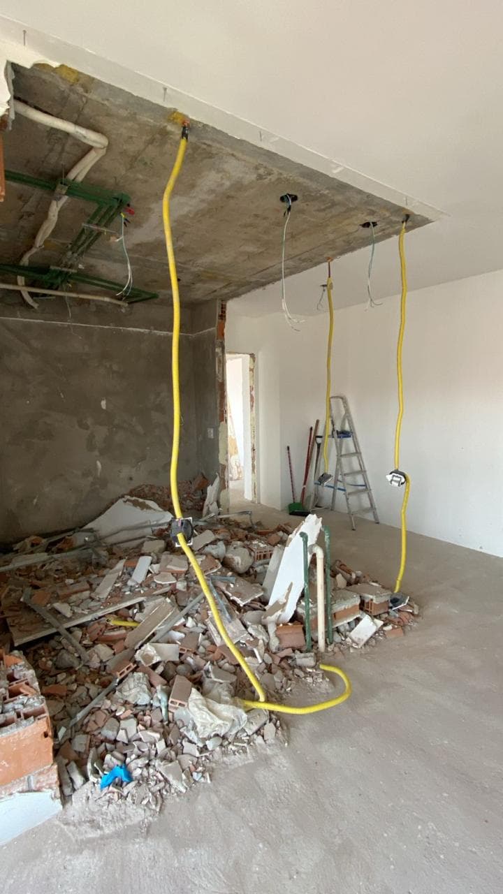 Obra em andamento